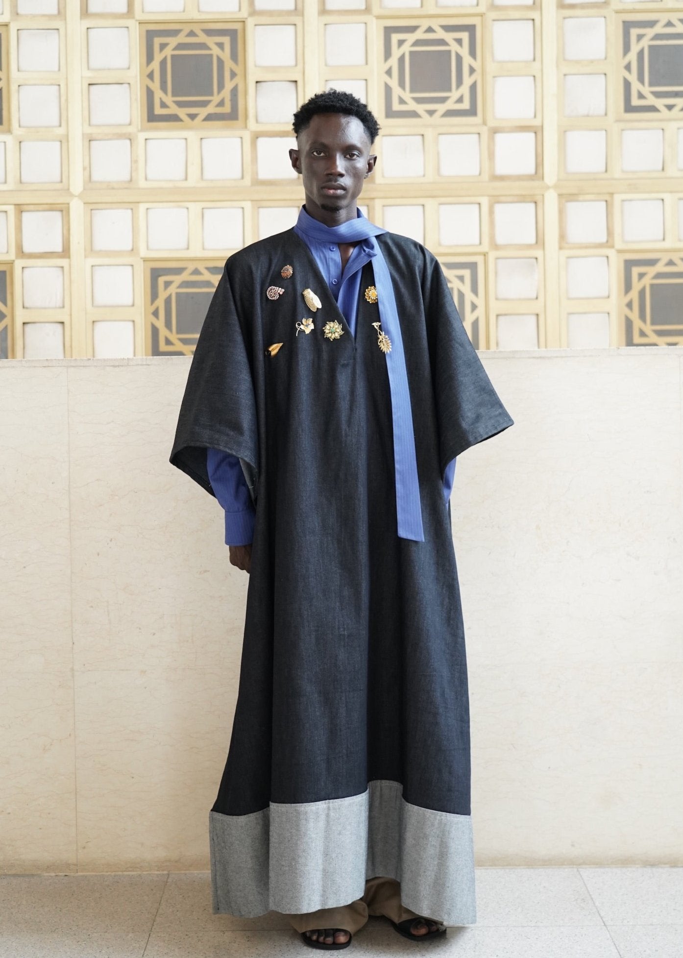 Denim Grand Boubou