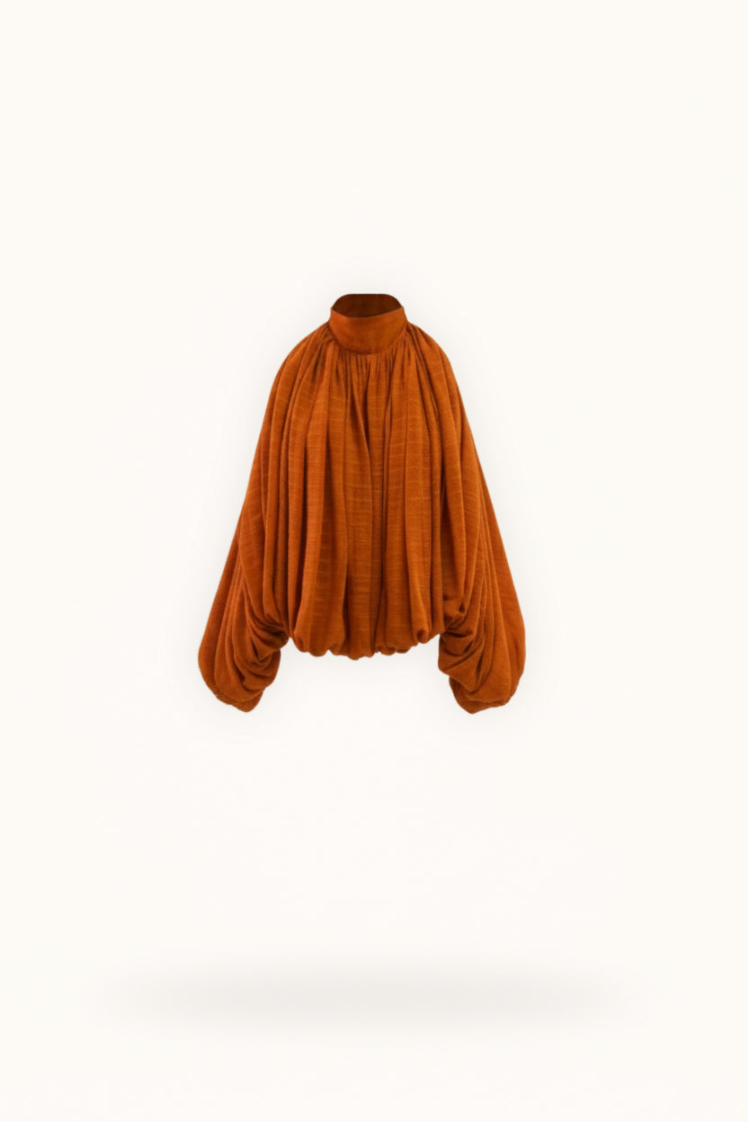 Balloon Top in Terra Cotta